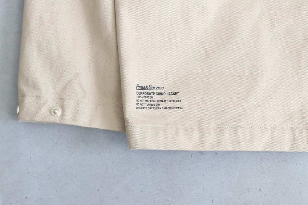 FreshService(�ե�å��奵���ӥ�) "CORPORATE CHINO JACKET"