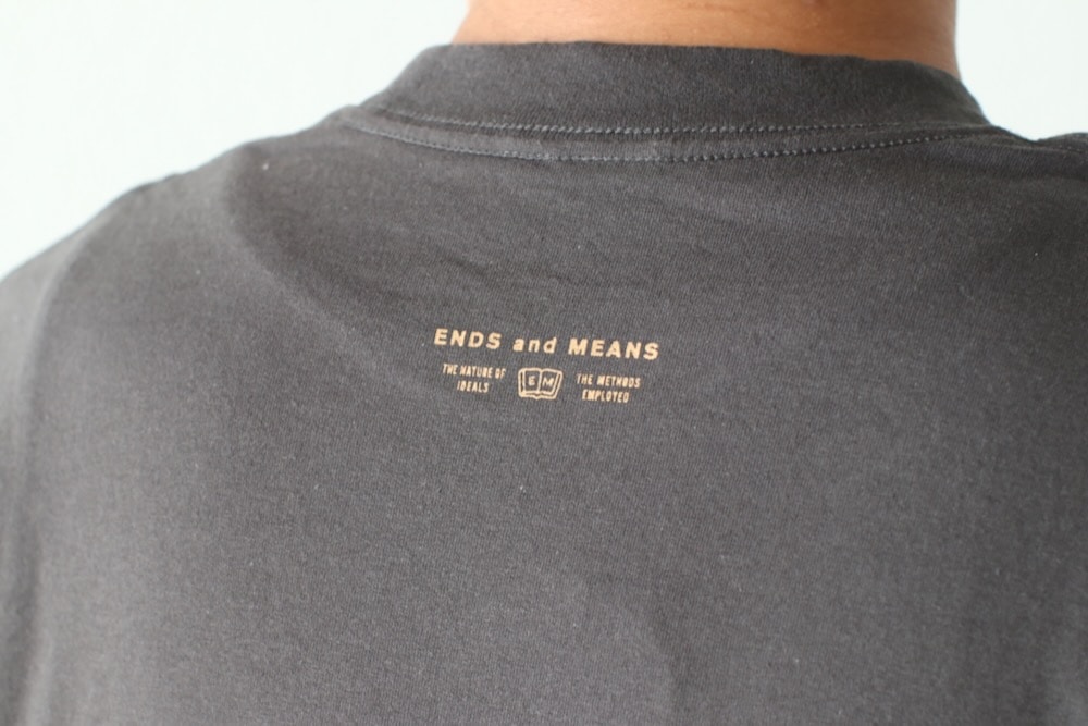 Ends and means tシャツ ENDS and MEANS / FACE Tee | iremono