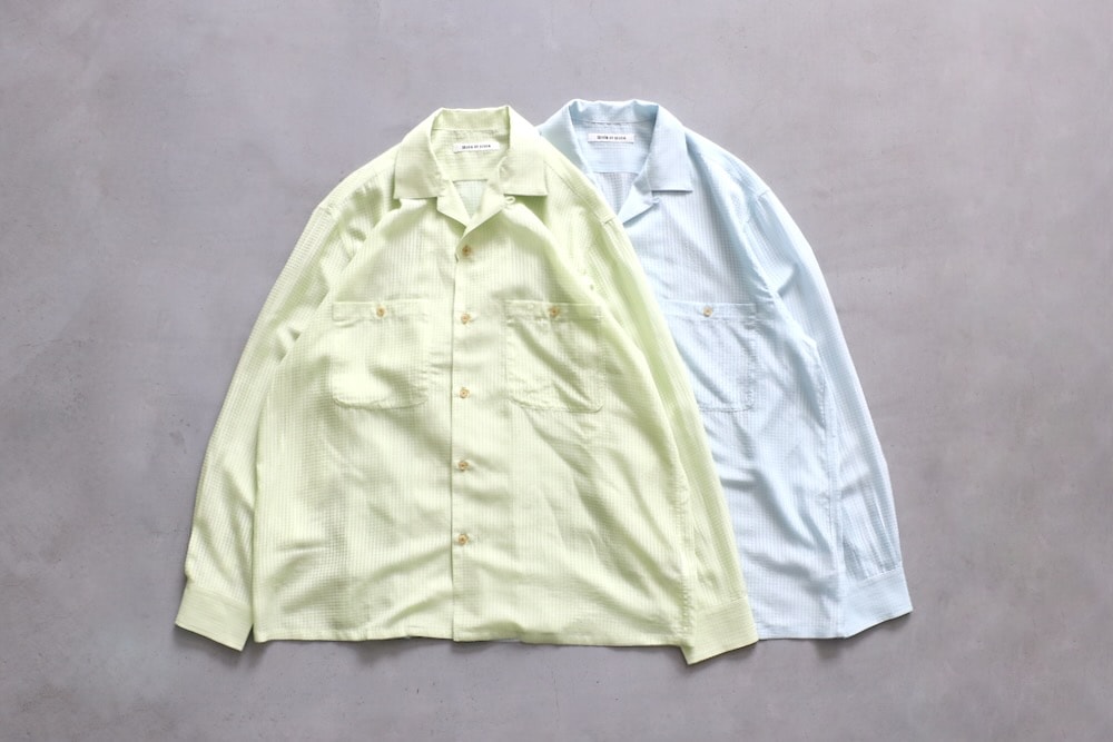 ぬる 7000円  Sheer Docking Shirts SEVEN BY SEVEN (セブンバイセブン) 