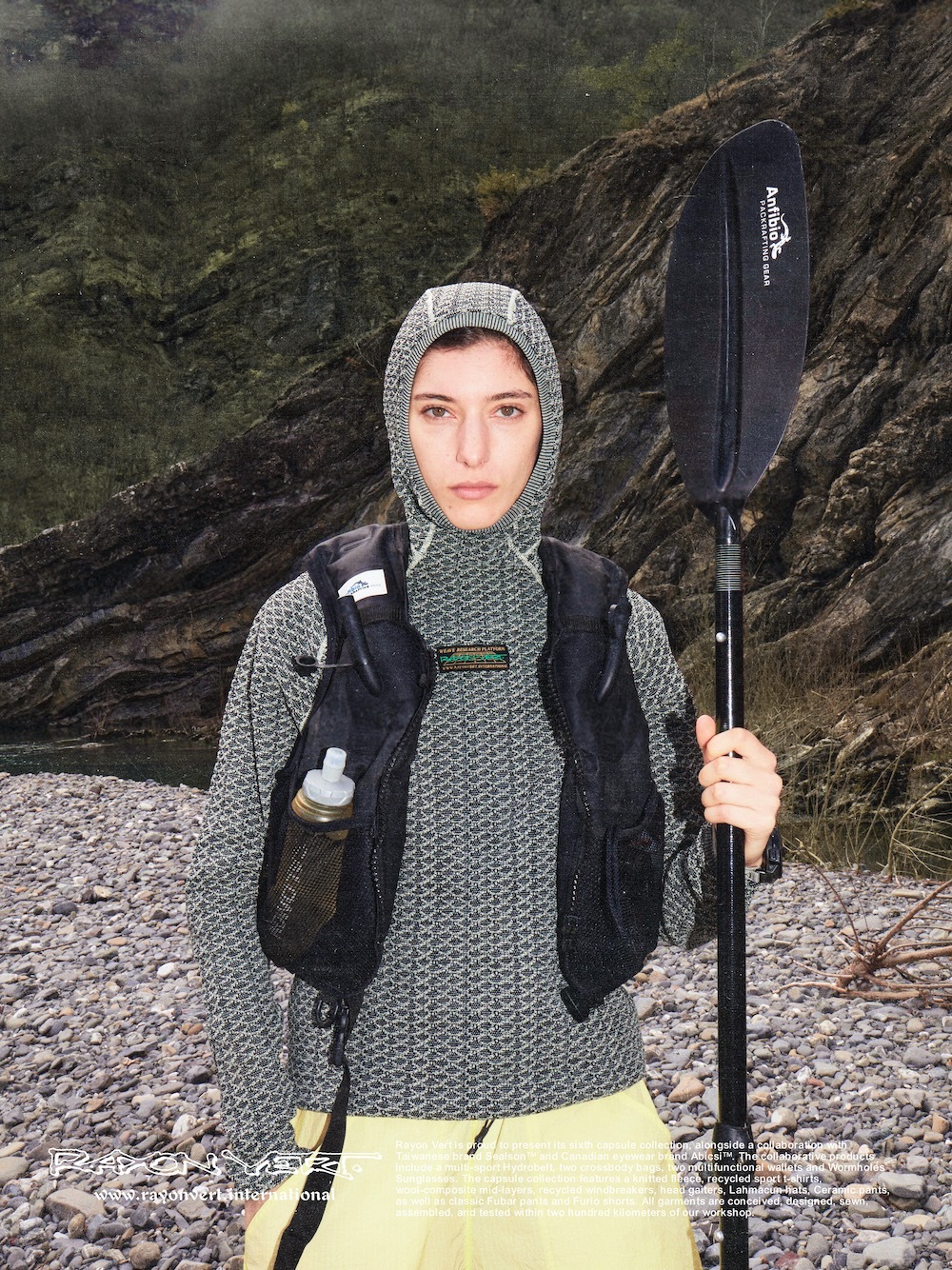 RAYON VERT(�졼��� �С���) "STARGATE LIGHTWEIGHT ALL-SEASON KNIT HOODIE"