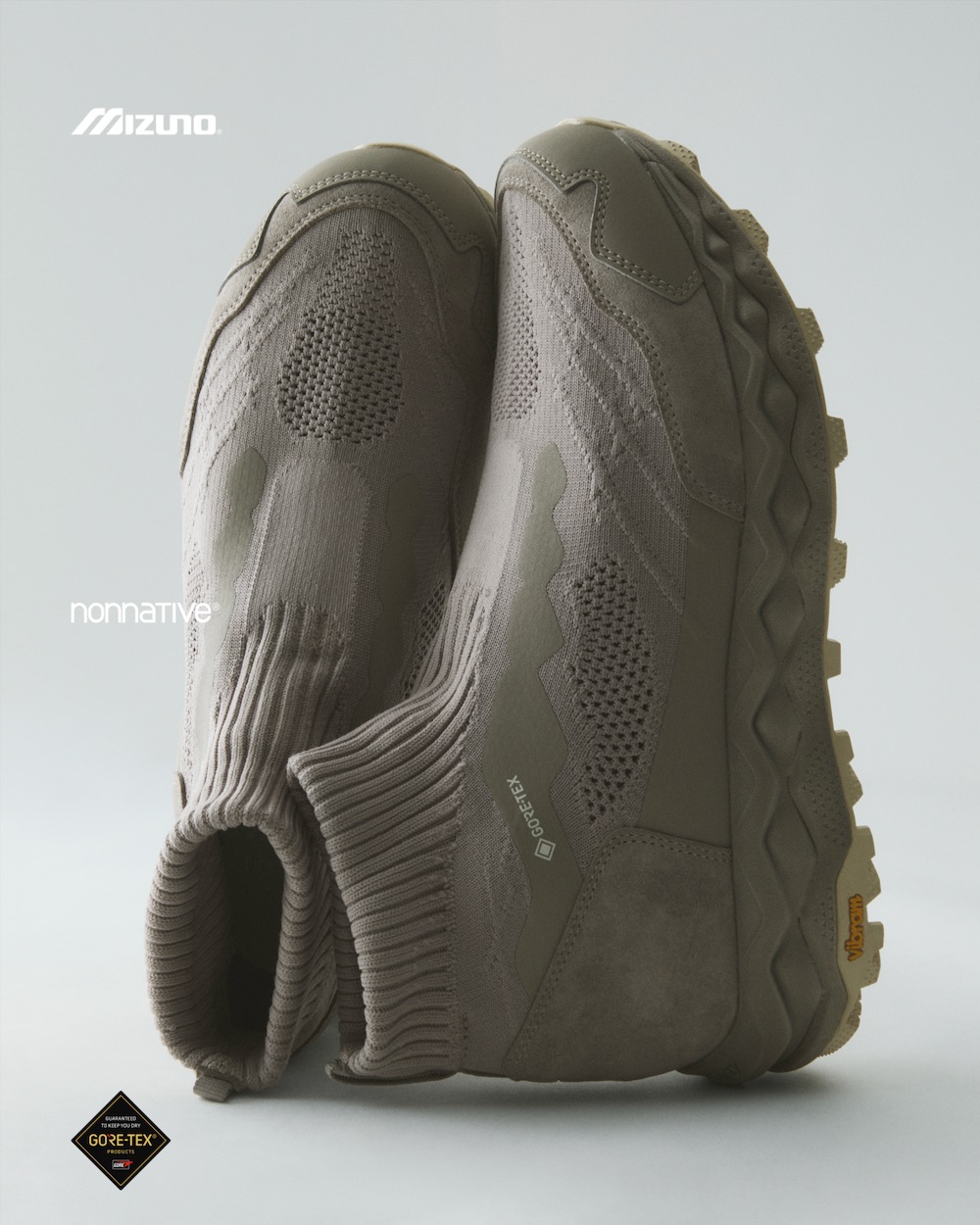 ��4.25 0:00 Release / limited��Mizuno �� nonnative (�ߥ��� �� �Υ�ͥ��ƥ���) "Mizuno �� nonnative WAVE MUJIN LS MID GTX"