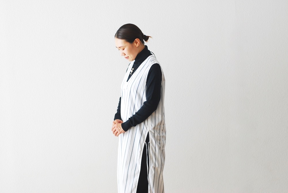 itten.(���åƥ�) ��itten 11 H vest long - Multi Stripe-��