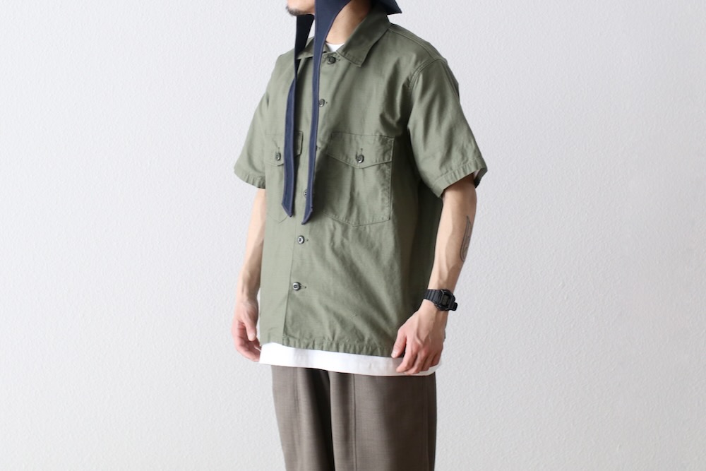 SALE:needles ×cityshop23 S/S シャツ Needles / ニードルズ | Work Shirt - Linen Canvas - Purple | 通販
