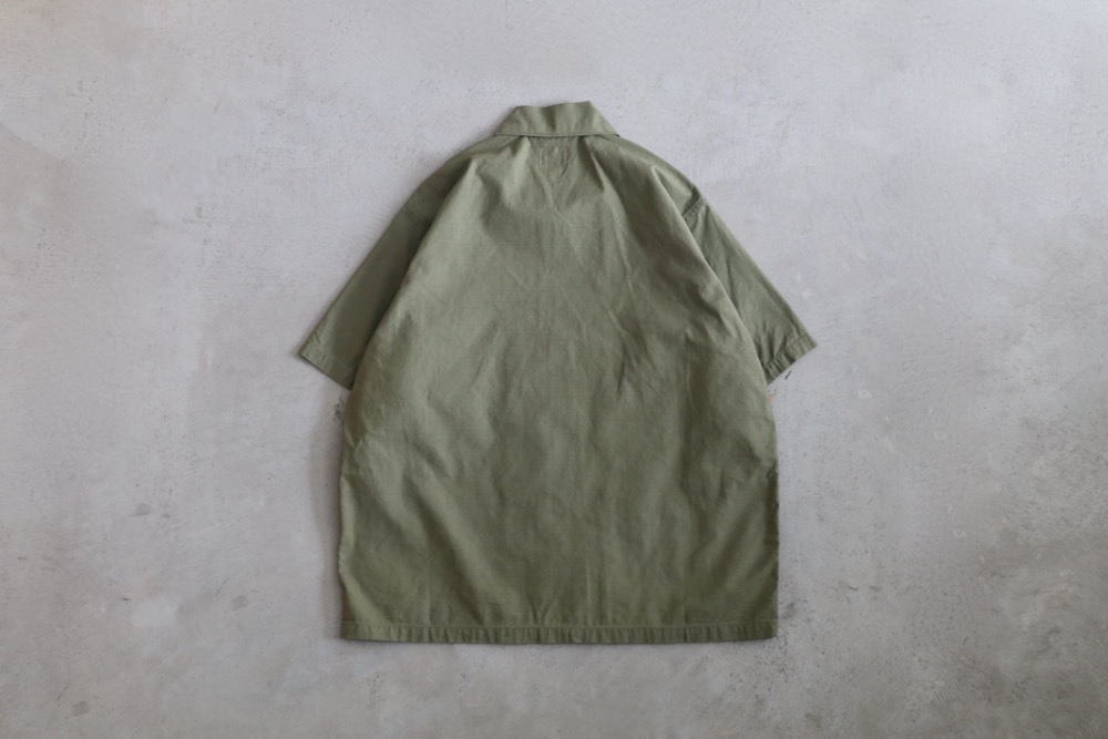 Needles(ˡɥ륺) "S/S Fatigue Shirt - Back Sateen"