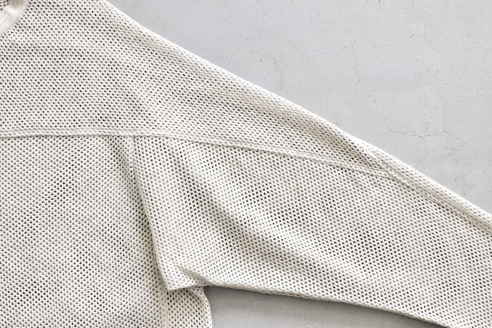 SEVEN BY SEVEN (���֥�Х����֥�) "FOOTBALL KNIT TEE��L/S ��Cotton mesh��"