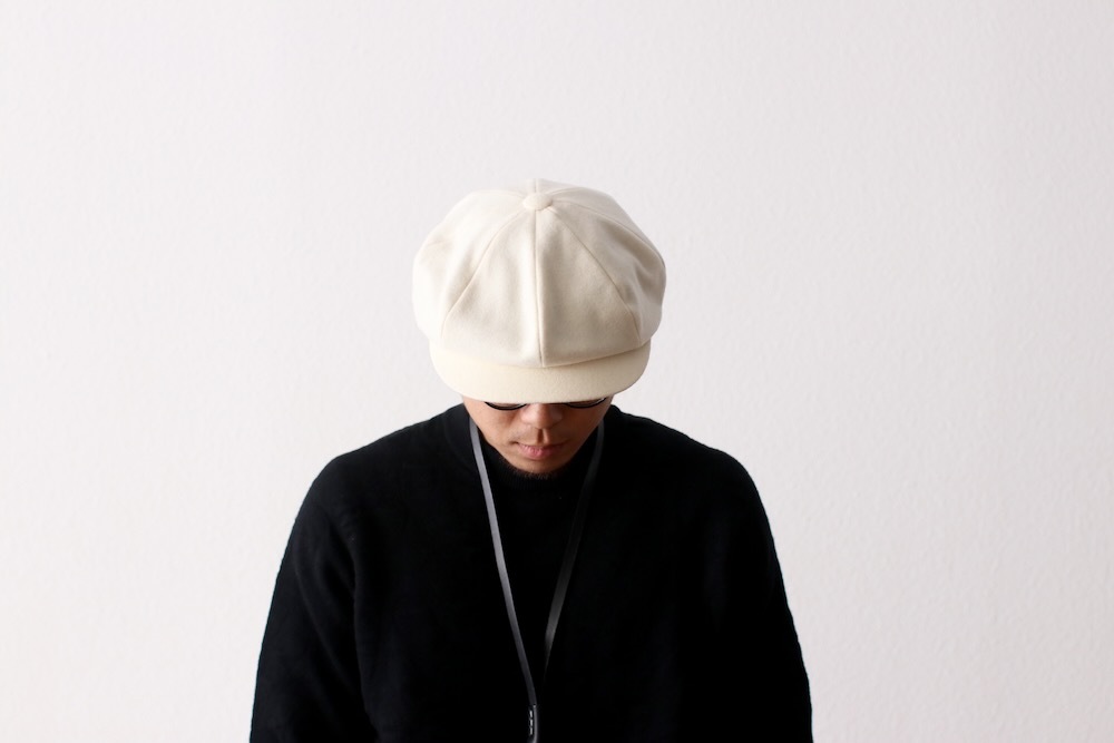 KIJIMA TAKAYUKI( 業) "WOOL MELTON CASQUETTE"