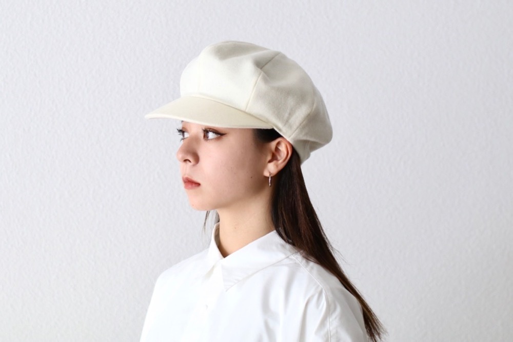 KIJIMA TAKAYUKI( 業) "WOOL MELTON CASQUETTE"