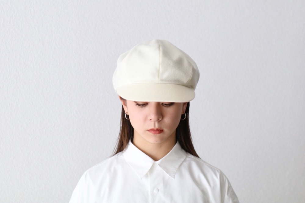 KIJIMA TAKAYUKI( 業) "WOOL MELTON CASQUETTE"
