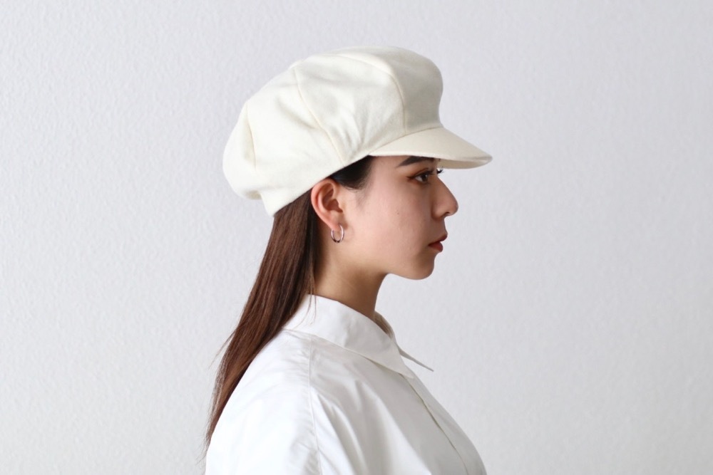 KIJIMA TAKAYUKI( 業) "WOOL MELTON CASQUETTE"