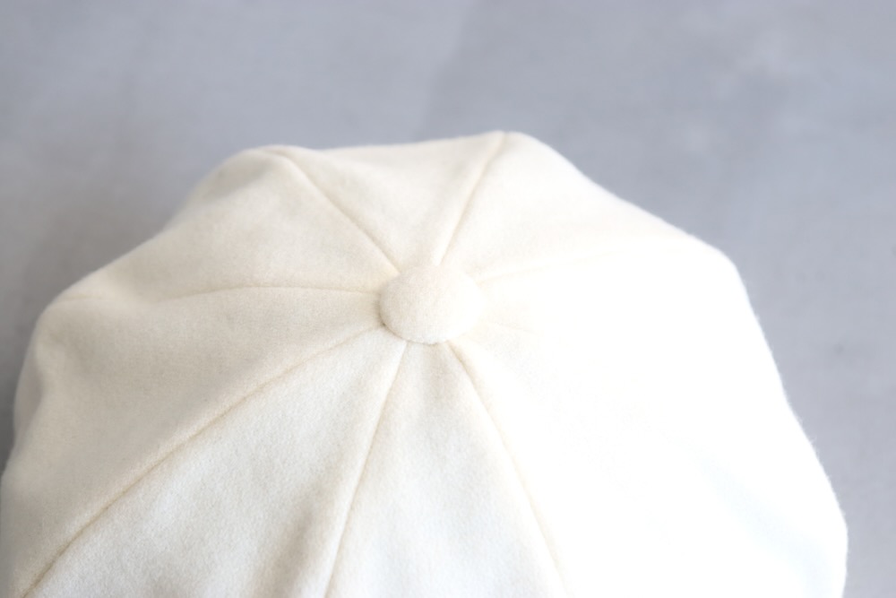 KIJIMA TAKAYUKI( 業) "WOOL MELTON CASQUETTE"