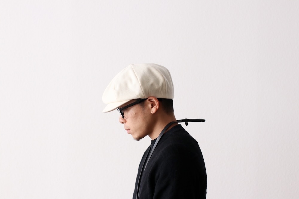 KIJIMA TAKAYUKI( 業) "WOOL MELTON CASQUETTE"
