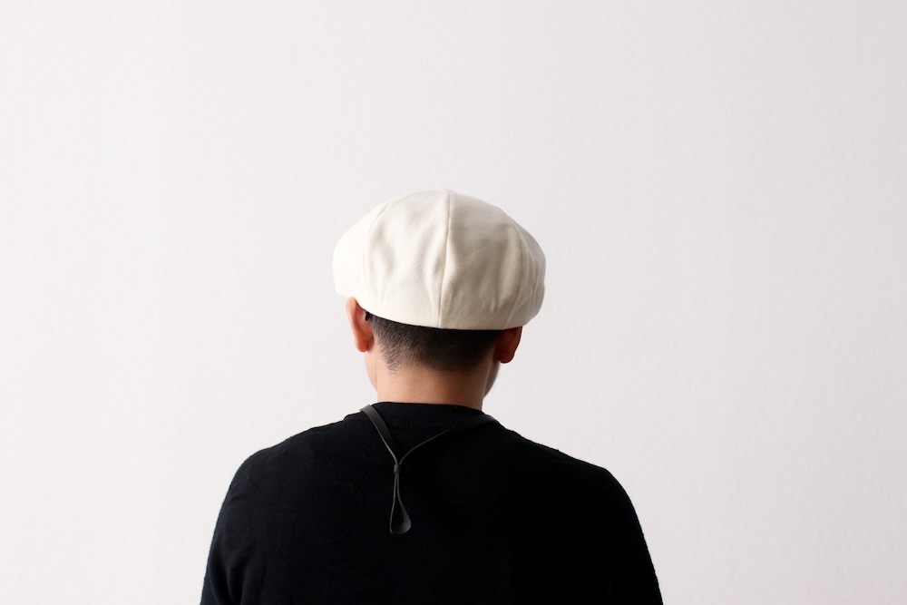 KIJIMA TAKAYUKI( 業) "WOOL MELTON CASQUETTE"
