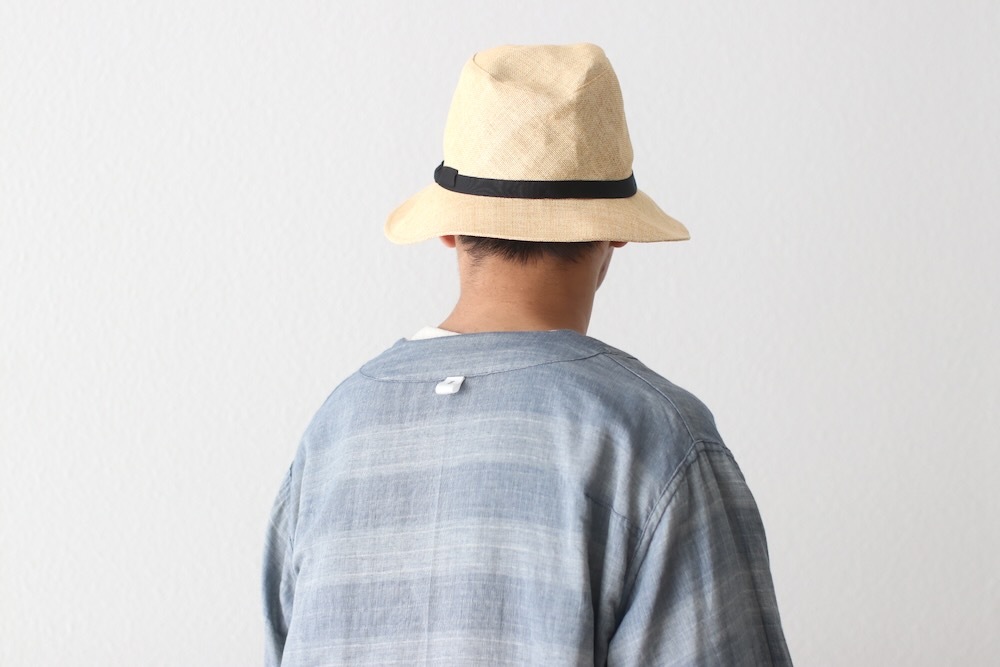 キジマタカユキ　PAPER ハット　麦わら帽子　サイズ3 KIJIMA TAKAYUKI / PAPER BRAID SOFT HAT (Beige)