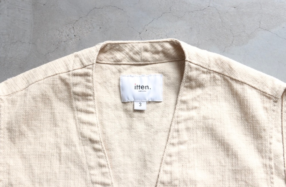 itten.(���åƥ�) "itten 11 H vest -Cotton Linen-"