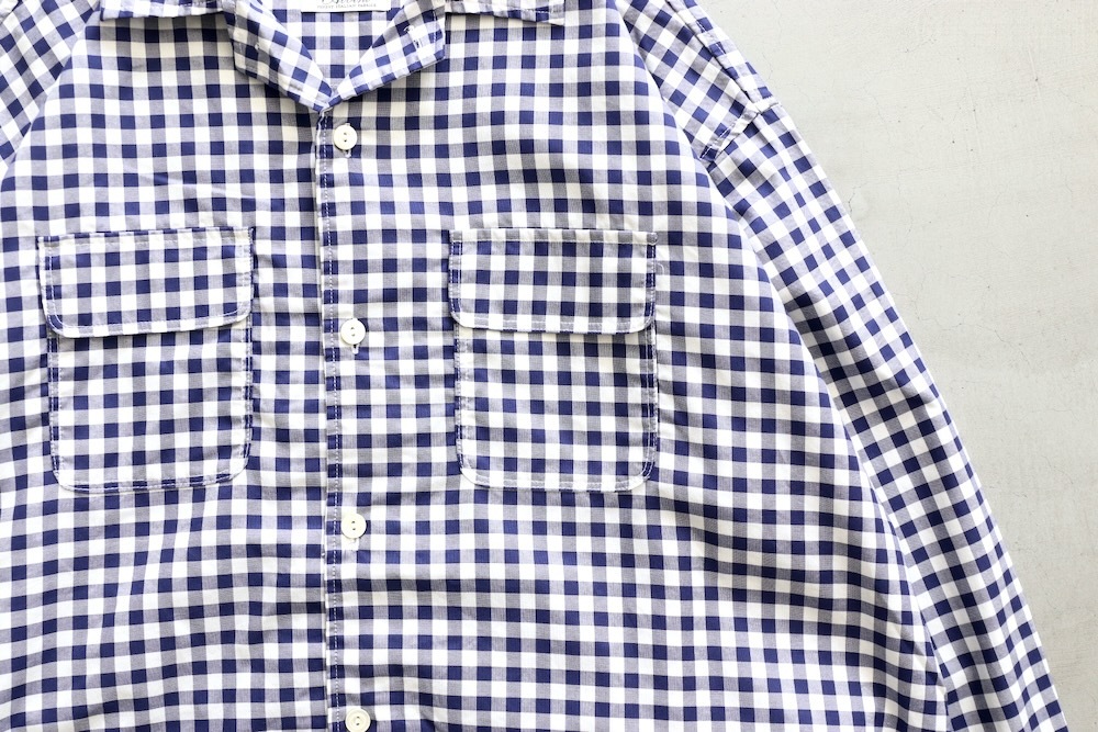 ��unisex��itten.(���åƥ�) "itten 6180 open collar L/S shirts -MicroOxford-"