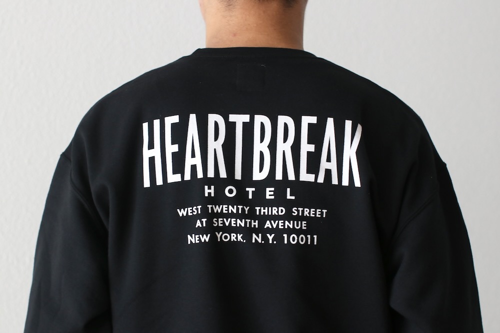 [10% > 15%OFF] BEDWIN & THE HEARTBREAKERS�ʥ٥ɥ����󥢥�ɥ��ϡ��ȥ֥쥤��������"L/S PRINTED C-NECK SWEAT "HAWKE""