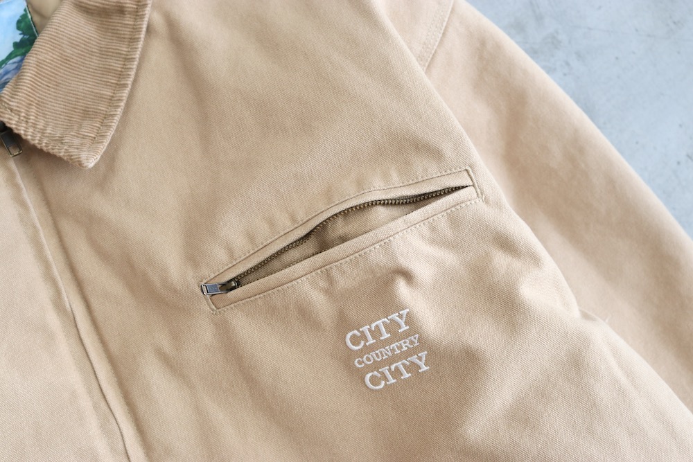 [20% > 30%OFF] CITY COUNTRY CITY (���ƥ��� ����ȥ꡼ ���ƥ���) "CANVAS ZIP UP JACKET"