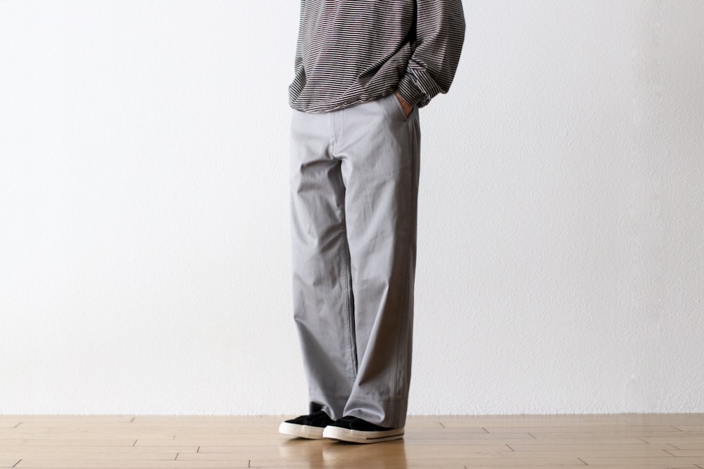 N.HOOLYWOOD × BIGMACチノパン38 グレー Nハリ N.HOOLYWOOD collaboration / CHINO PANTS.BIG