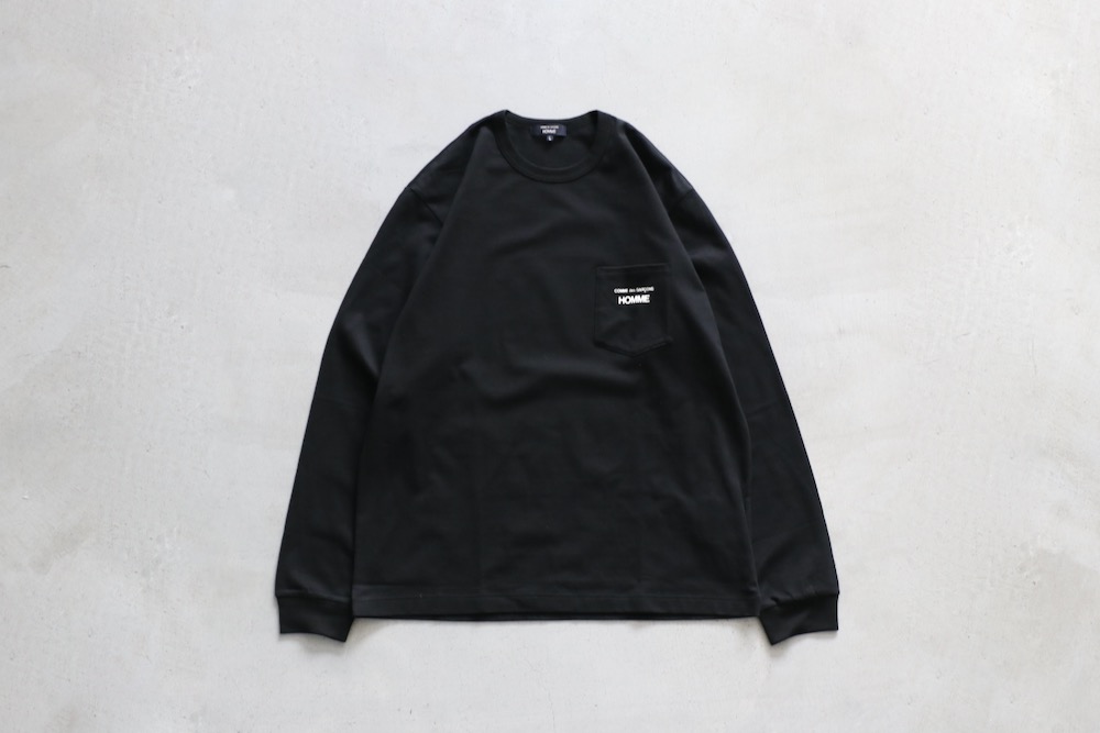 COMME des GARCONS HOMME(  륽󡦥) "ŷʥץ LOGO L/S TEE HP-102-051"