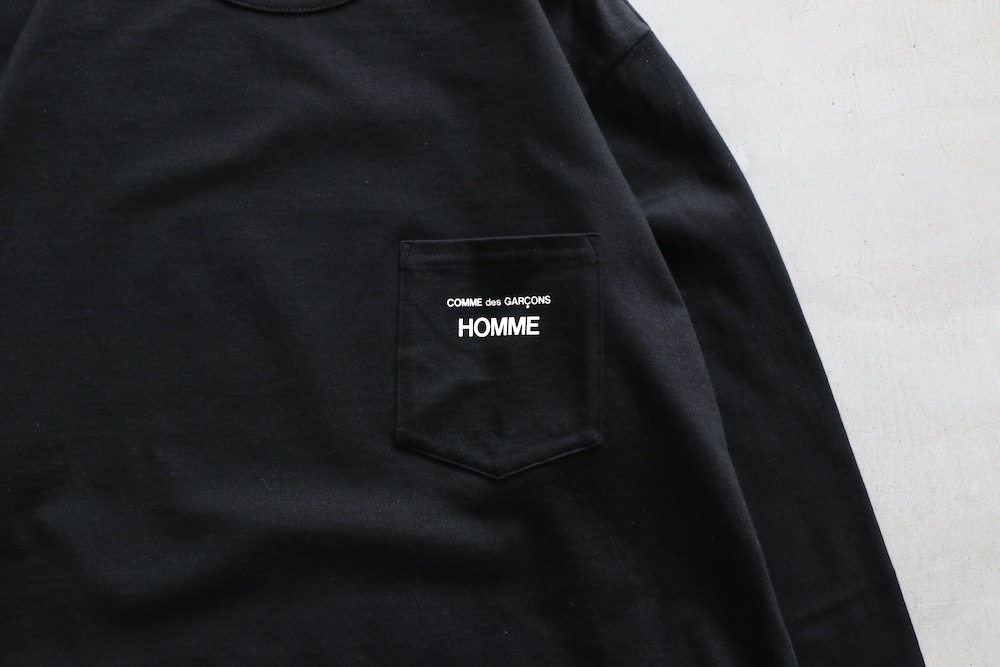 COMME des GARCONS HOMME(  륽󡦥) "ŷʥץ LOGO L/S TEE HP-102-051"