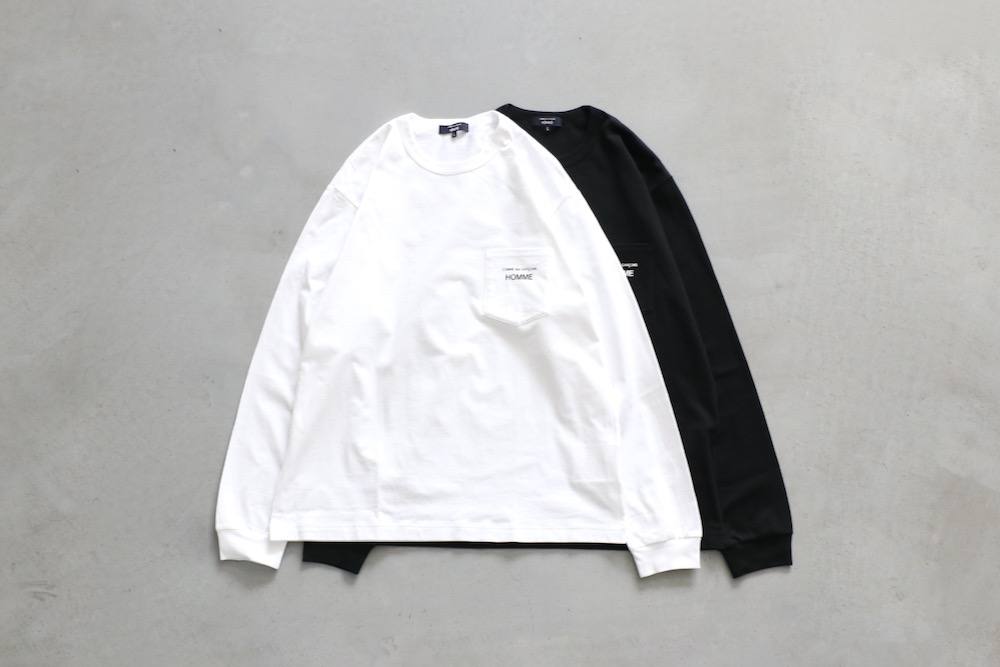 COMME des GARCONS HOMME(  륽󡦥) "ŷʥץ LOGO L/S TEE HP-102-051"