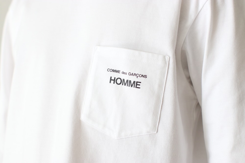 COMME des GARCONS HOMME(  륽󡦥) "ŷʥץ LOGO L/S TEE HP-102-051"