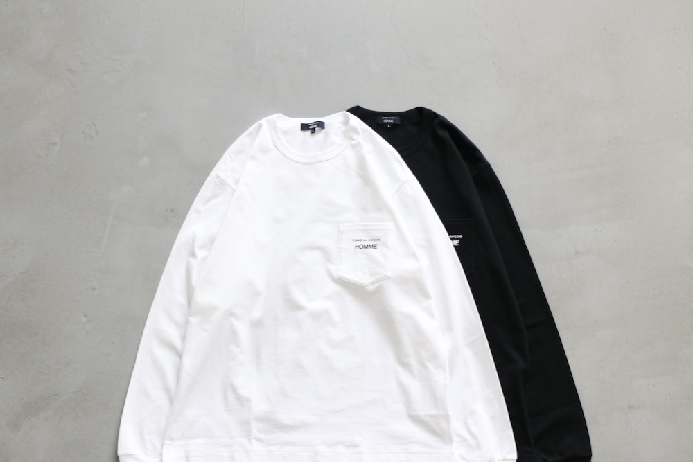 COMME des GARCONS HOMME(  륽󡦥) "ŷʥץ LOGO L/S TEE HP-102-051"