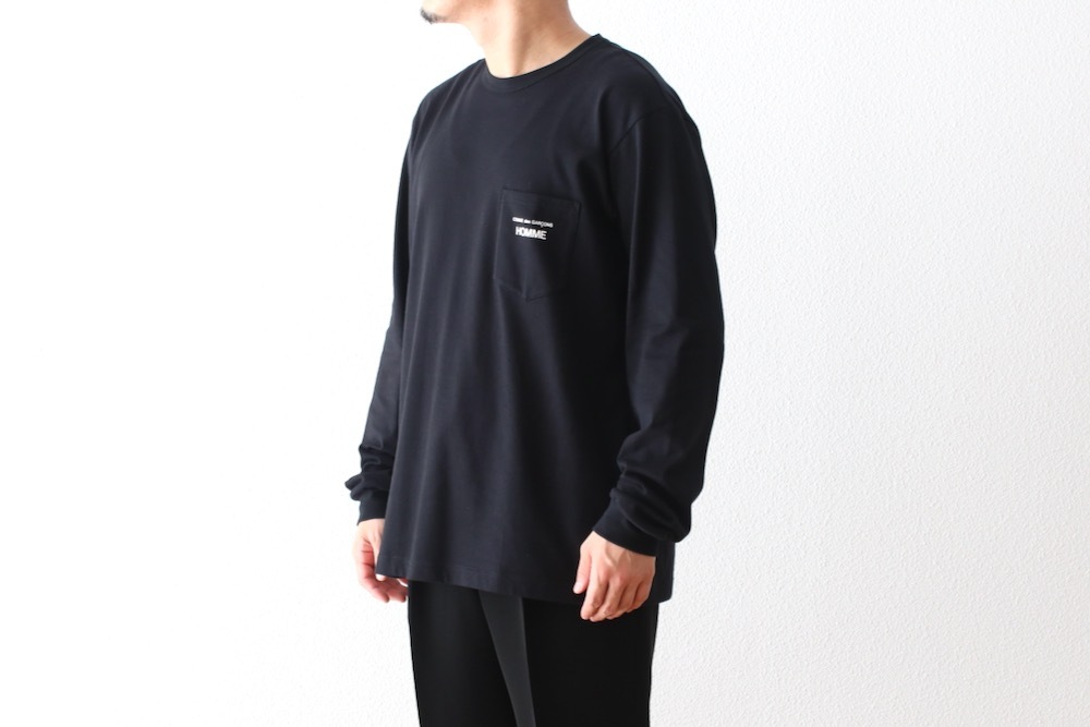 COMME des GARCONS HOMME(  륽󡦥) "ŷʥץ LOGO L/S TEE HP-102-051"