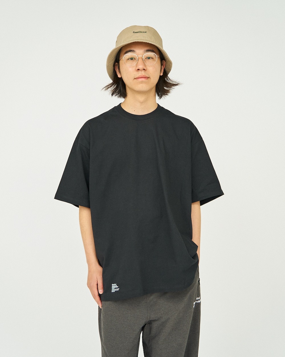 ��EXCLUSIVE / W.M ������FreshService(�ե�å��奵���ӥ�) "2-PACK CORPORATE S/S TEE FOR_WONDERMOUNTAIN -WHITE & BLACK-"