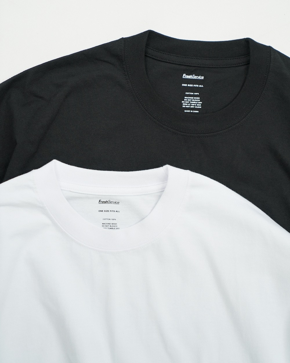 EXCLUSIVE / W.M FreshService(եå奵ӥ) "2-PACK CORPORATE S/S TEE FOR_WONDERMOUNTAIN -WHITE & BLACK-"