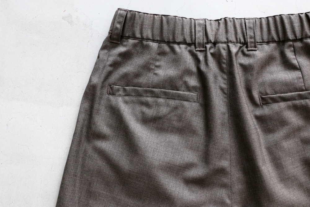 WOMEN'STOUJOURSʥȥ塼ˡ2 In-pleat Shorts - SUPER 120's TROPICAL WOOL CLOTH"