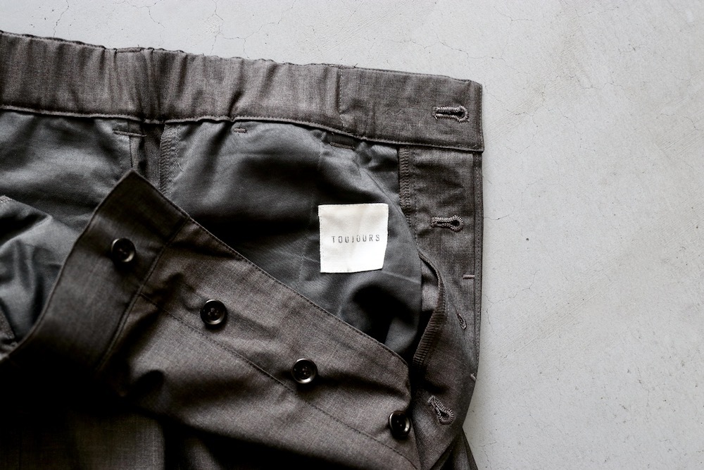 WOMEN'STOUJOURSʥȥ塼ˡ2 In-pleat Shorts - SUPER 120's TROPICAL WOOL CLOTH"