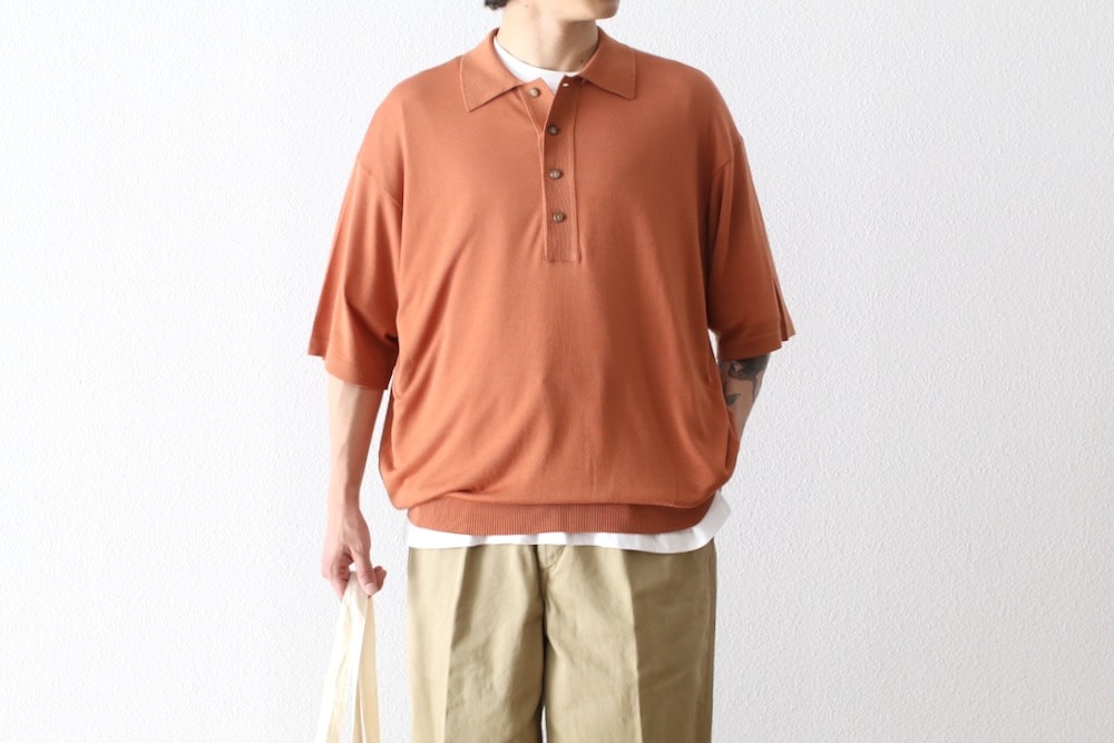 crepuscule(����ץ����塼��) "S/S Polo"