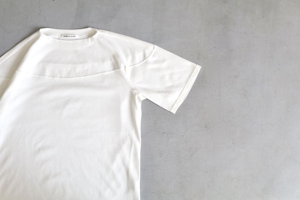 SEVEN BY SEVEN (֥Х֥) "WRAP AROUND DERRBY TEE - Suvin gold cotton -"