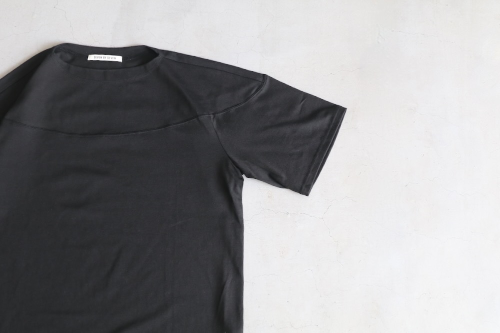 SEVEN BY SEVEN (֥Х֥) "WRAP AROUND DERRBY TEE - Suvin gold cotton -"