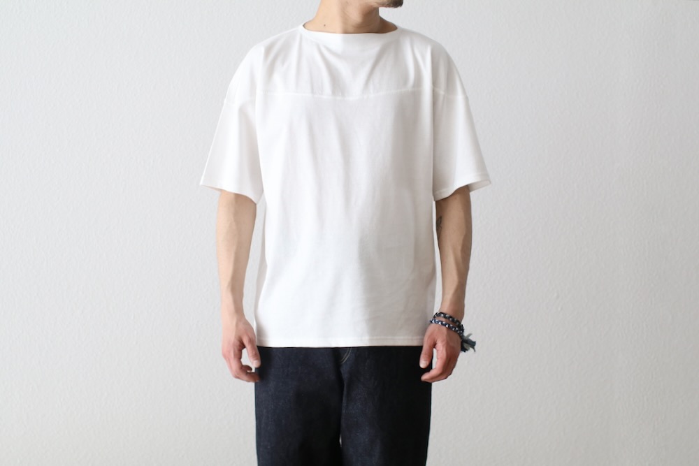 SEVEN BY SEVEN (֥Х֥) "WRAP AROUND DERRBY TEE - Suvin gold cotton -"