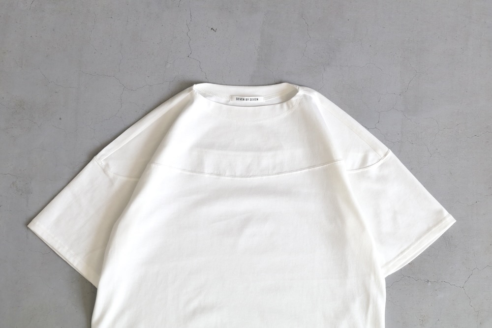 SEVEN BY SEVEN (֥Х֥) "WRAP AROUND DERRBY TEE - Suvin gold cotton -"
