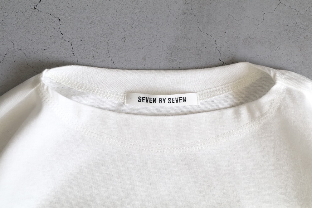 SEVEN BY SEVEN (֥Х֥) "WRAP AROUND DERRBY TEE - Suvin gold cotton -"