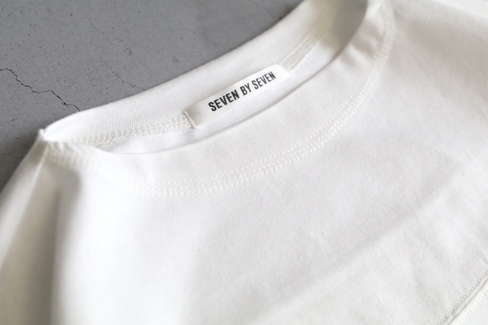 SEVEN BY SEVEN (֥Х֥) "WRAP AROUND DERRBY TEE - Suvin gold cotton -"