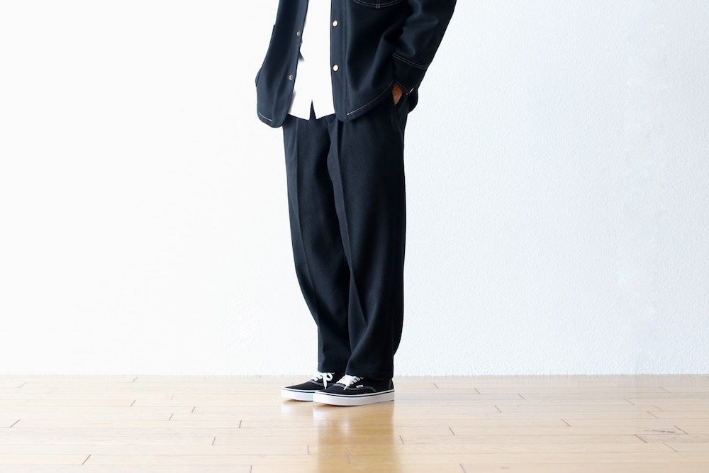 BEDWIN & THE HEARTBREAKERSʥ٥ɥ󥢥ɥϡȥ֥쥤"10L CALZE TWEED WIDE PANTS "WYLER""