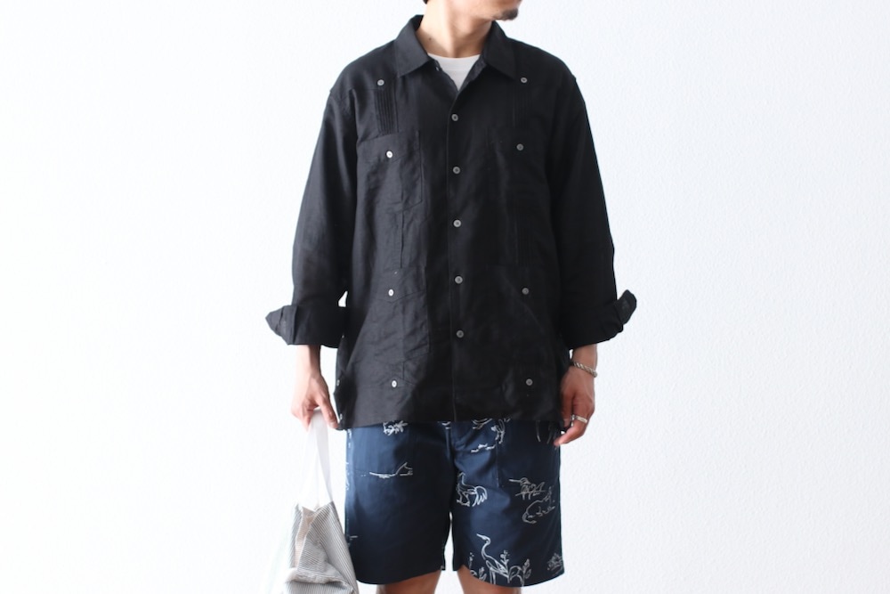 Engineered Garments (���󥸥˥����ɥ�������) "Guayabera Shirt"