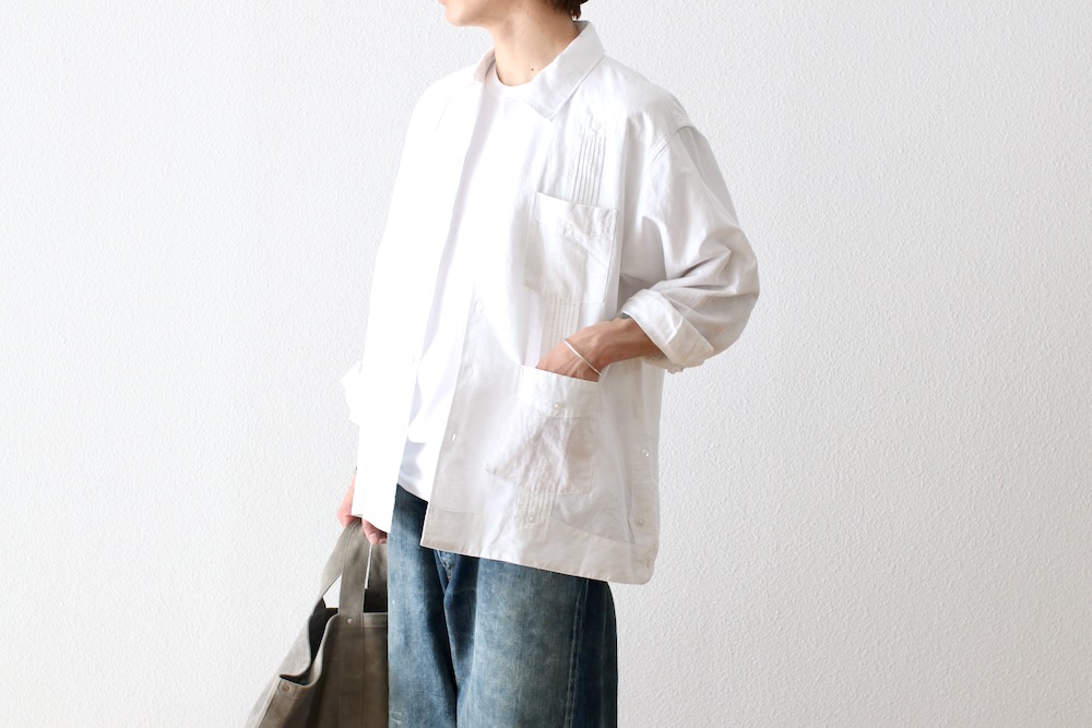 Engineered Garments (���󥸥˥����ɥ�������) "Guayabera Shirt"