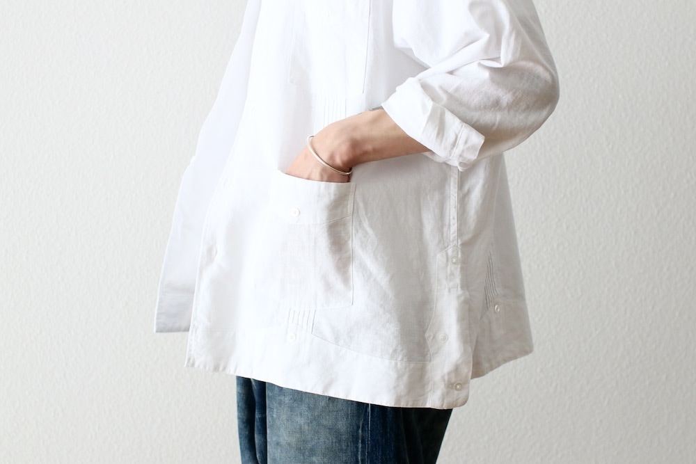 Engineered Garments (���󥸥˥����ɥ�������) "Guayabera Shirt"