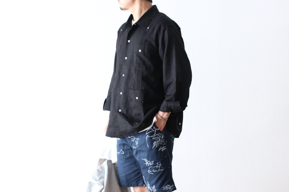 Engineered Garments (���󥸥˥����ɥ�������) "Guayabera Shirt"