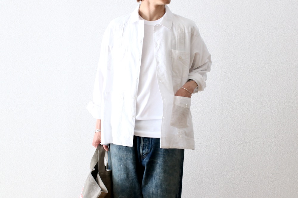 Engineered Garments (���󥸥˥����ɥ�������) "Guayabera Shirt"