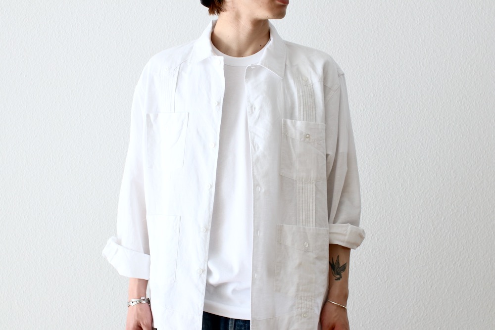 Engineered Garments (���󥸥˥����ɥ�������) "Guayabera Shirt"