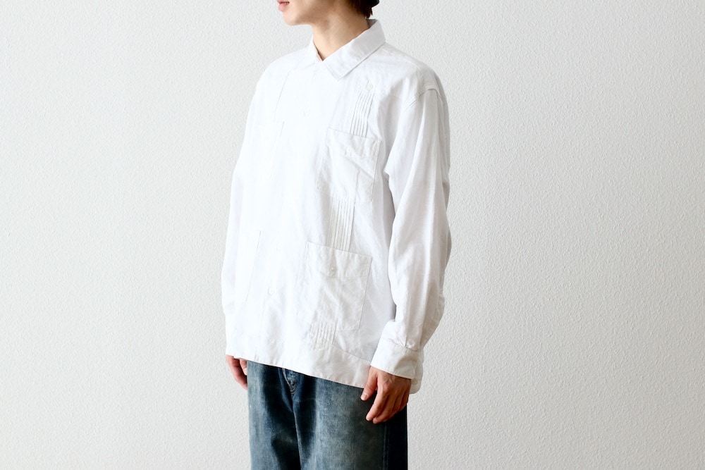 Engineered Garments (���󥸥˥����ɥ�������) "Guayabera Shirt"