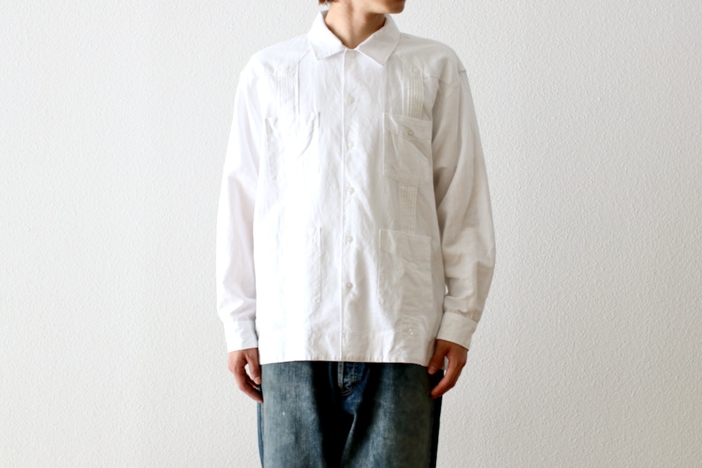 Engineered Garments (���󥸥˥����ɥ�������) "Guayabera Shirt"