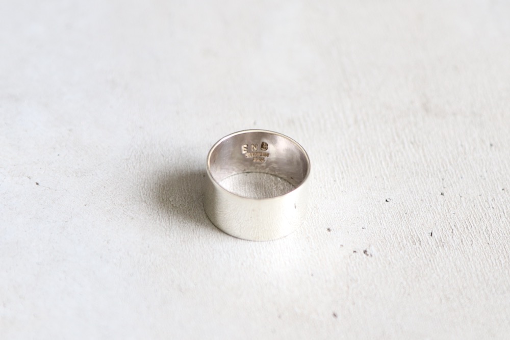 Indian Jewelry (����ǥ����� ���奨�꡼) "Silver Ring SVRG FL PL Thin -ERICKA NICOLAS BEGAY-"