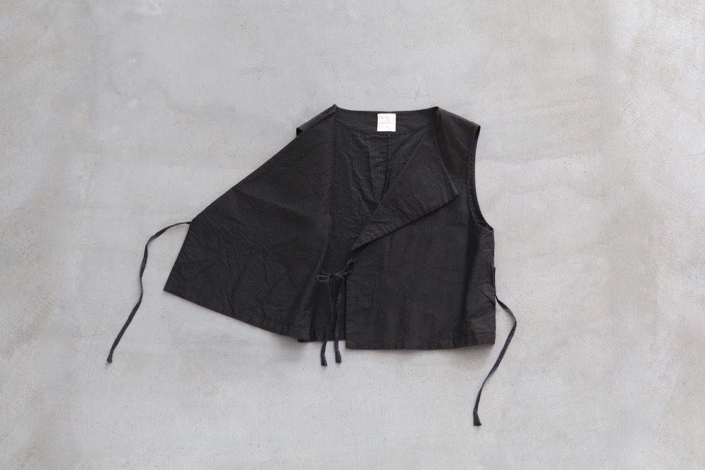 WOMEN'S】TOUJOURS（トゥジュー）“String Gilet - COTTON